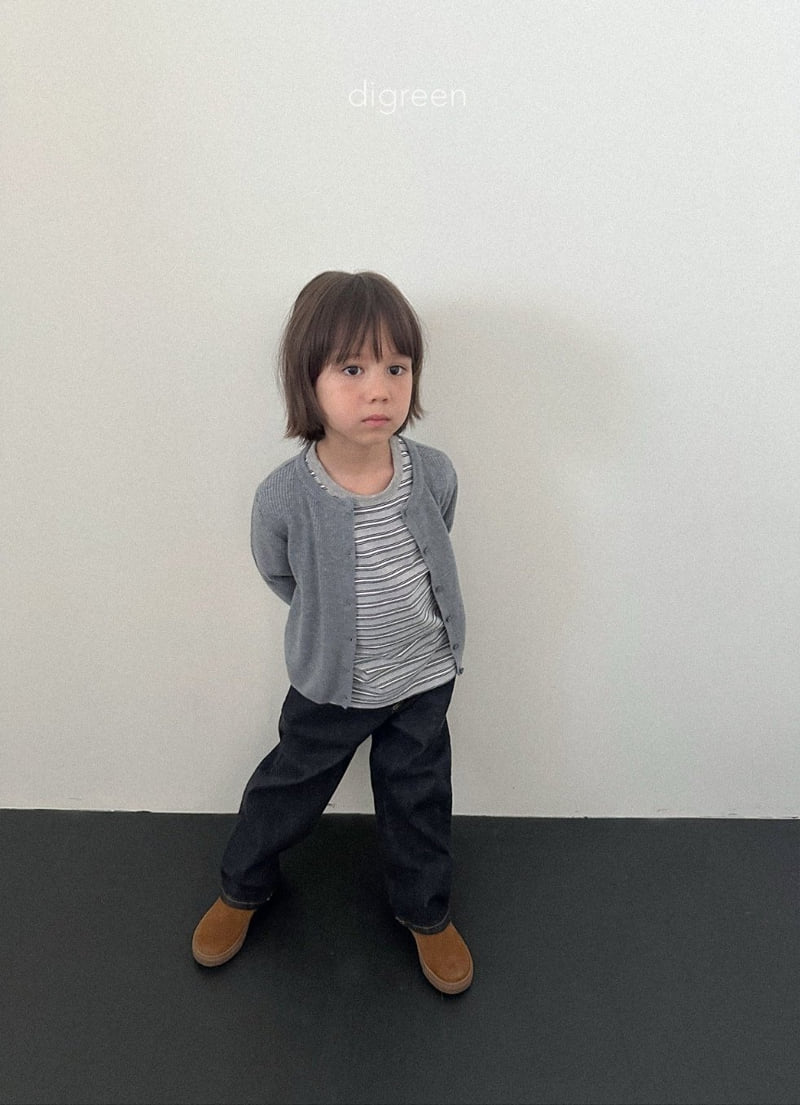 Digreen - Korean Children Fashion - #childrensboutique - Scone Denim Pants - 12