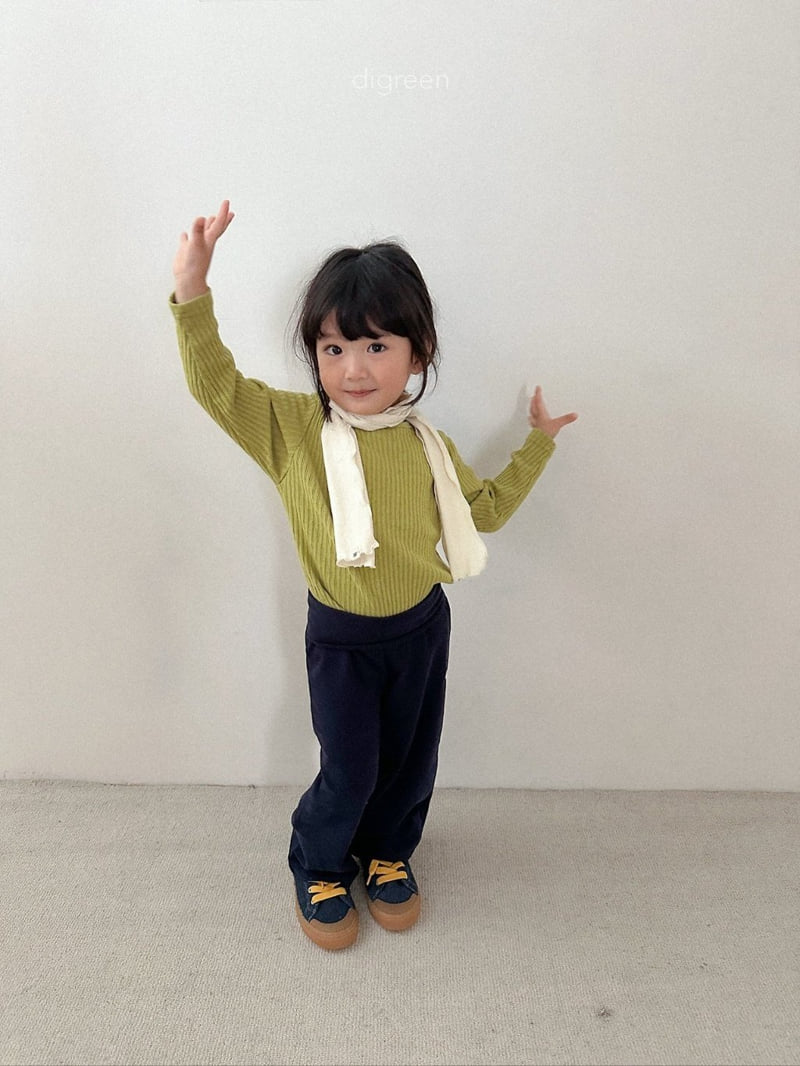 Digreen - Korean Children Fashion - #childrensboutique - Bella Ribbed Tee - 7