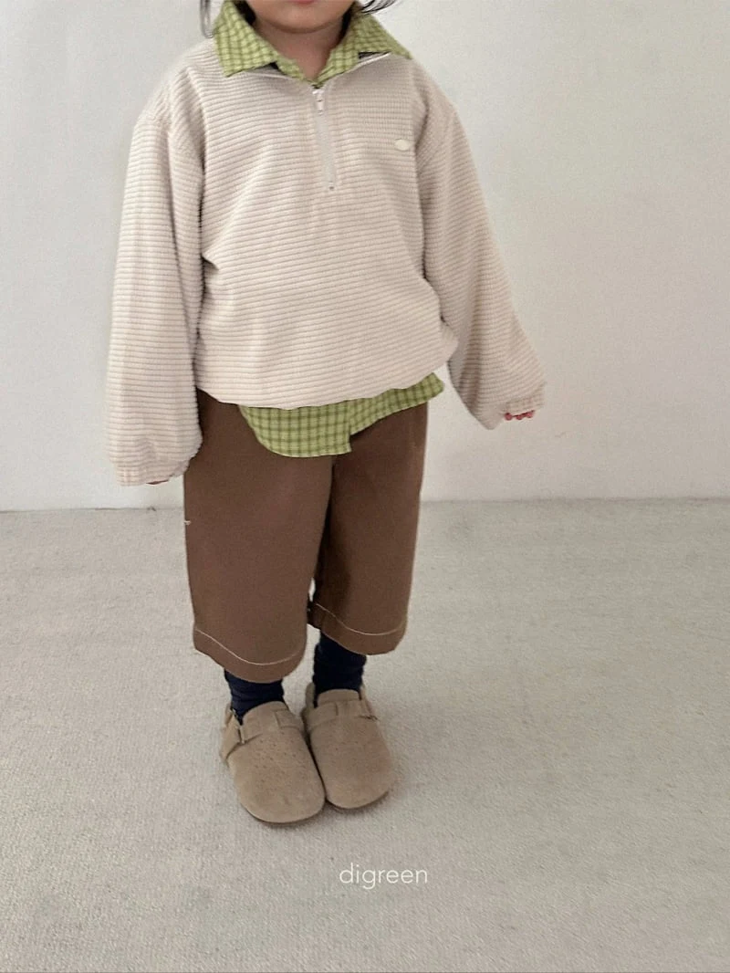 Digreen - Korean Children Fashion - #childrensboutique - Denny Half-Zip Top - 11