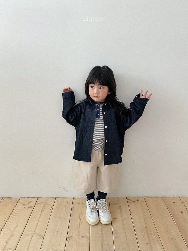 Digreen - Korean Children Fashion - #childrensboutique - Denim Shirt - 7