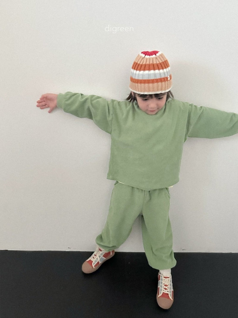 Digreen - Korean Children Fashion - #designkidswear - Sand Terry Jogger Pants - 6