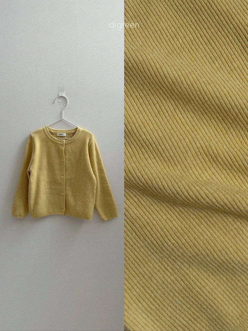 Digreen - Korean Children Fashion - #childrensboutique - Olive Cardigan - 4