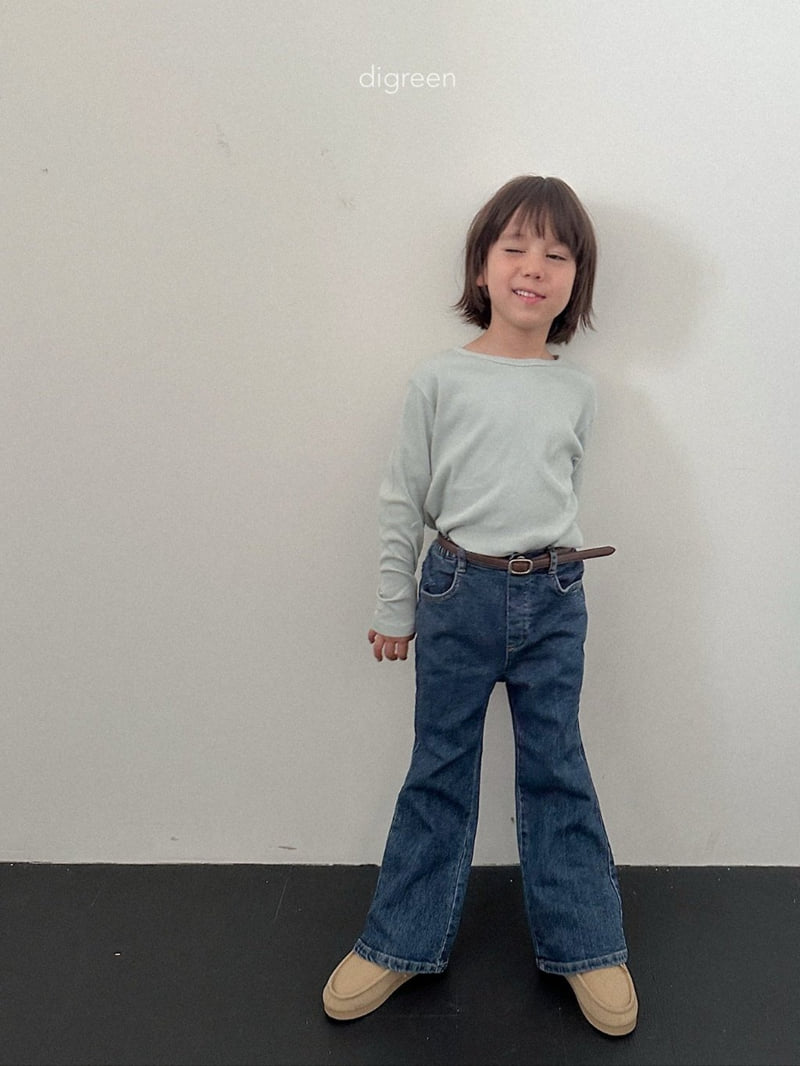Digreen - Korean Children Fashion - #designkidswear - Bootcut Denim Pants - 7