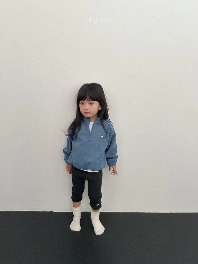 Digreen - Korean Children Fashion - #designkidswear - Denny Half-Zip Top - 12