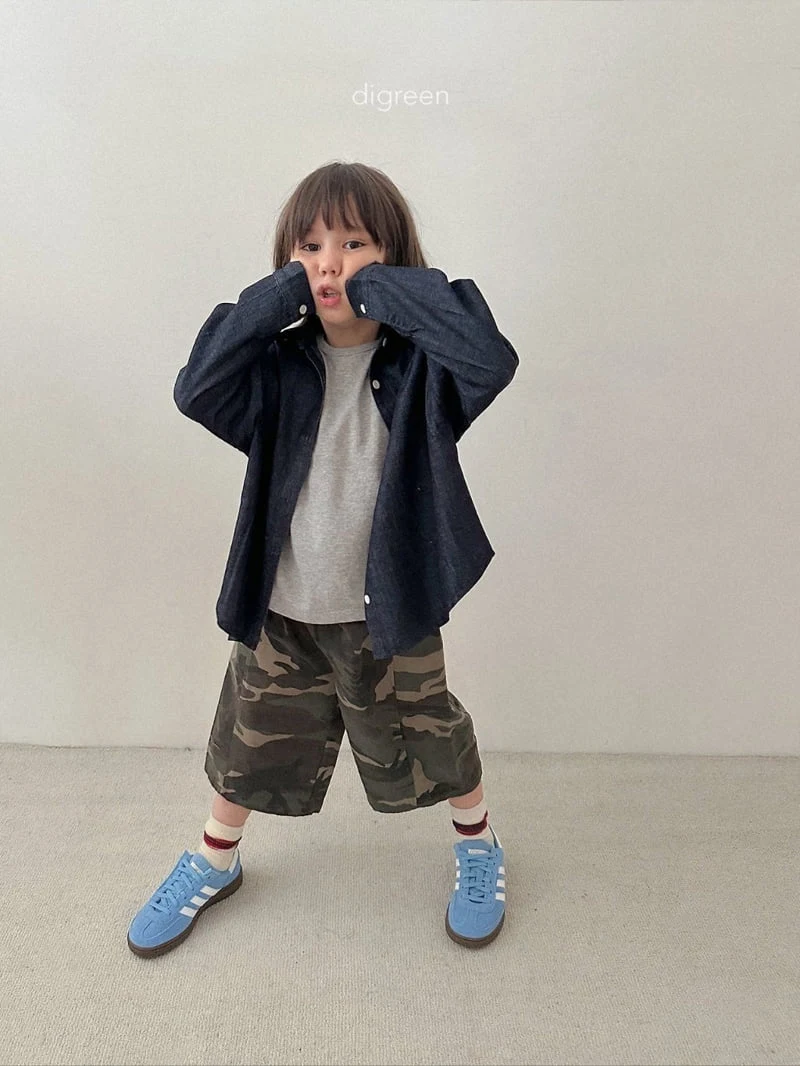 Digreen - Korean Children Fashion - #designkidswear - Denim Shirt - 8