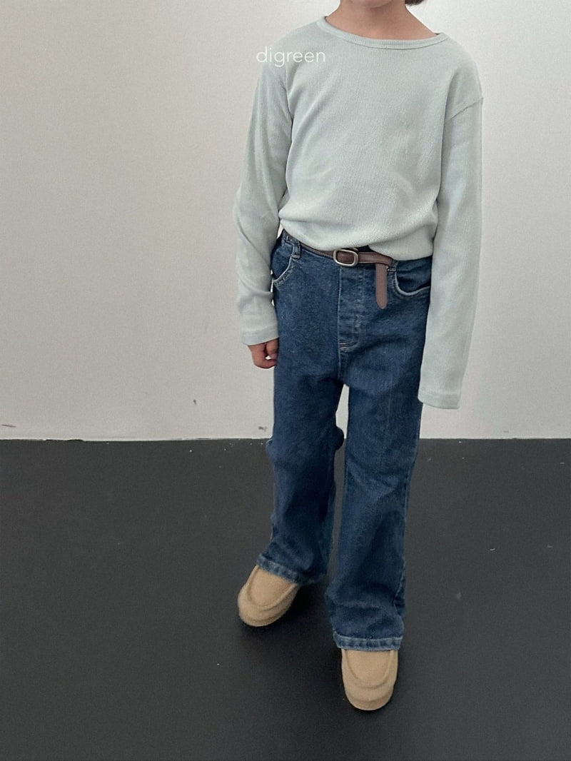 Digreen - Korean Children Fashion - #discoveringself - Bootcut Denim Pants - 8