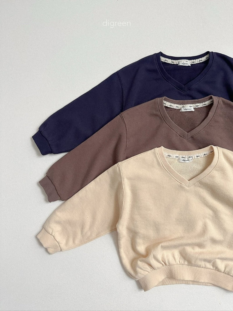 Digreen - Korean Children Fashion - #discoveringself - Teddy V-Neck Sweatshirt - 3