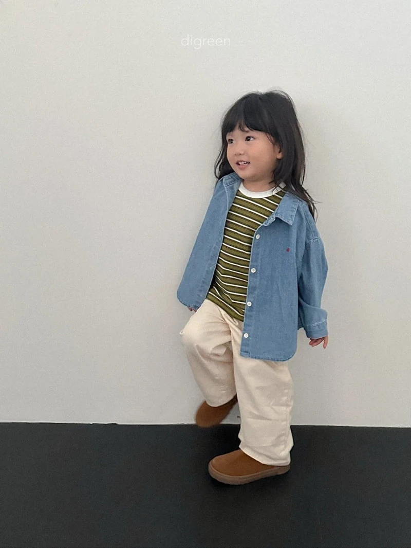 Digreen - Korean Children Fashion - #discoveringself - Denim Shirt - 9