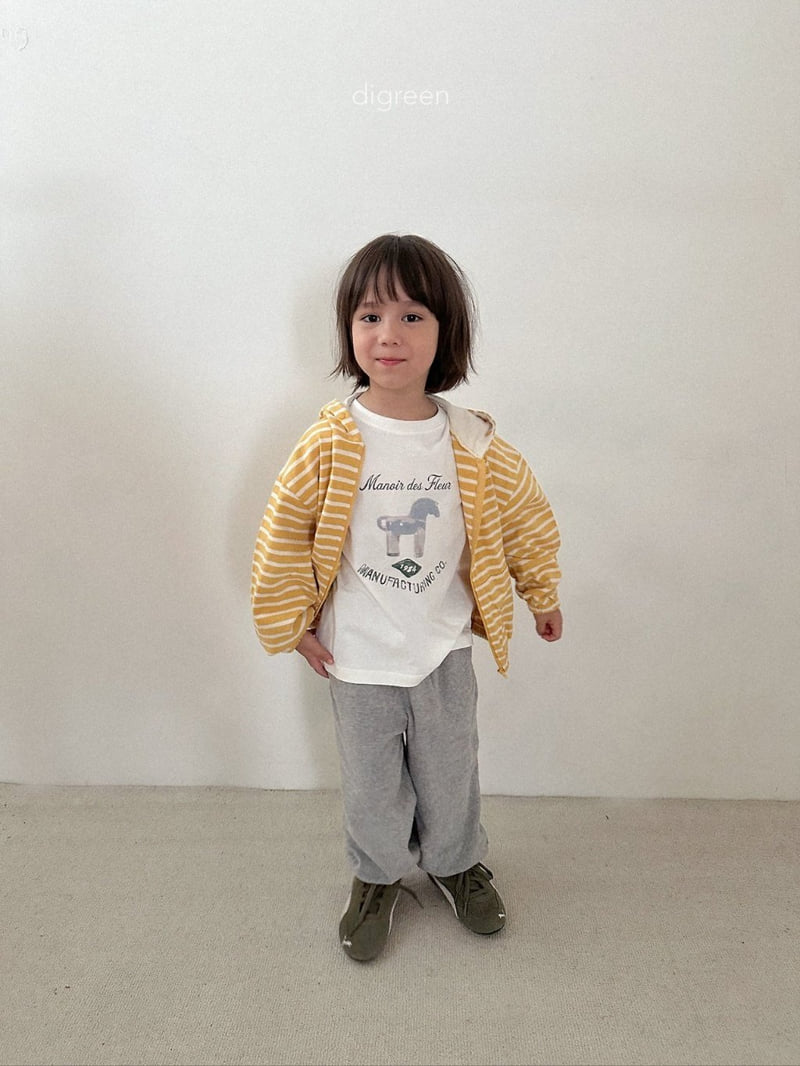 Digreen - Korean Children Fashion - #fashionkids - Sand Terry Jogger Pants - 8