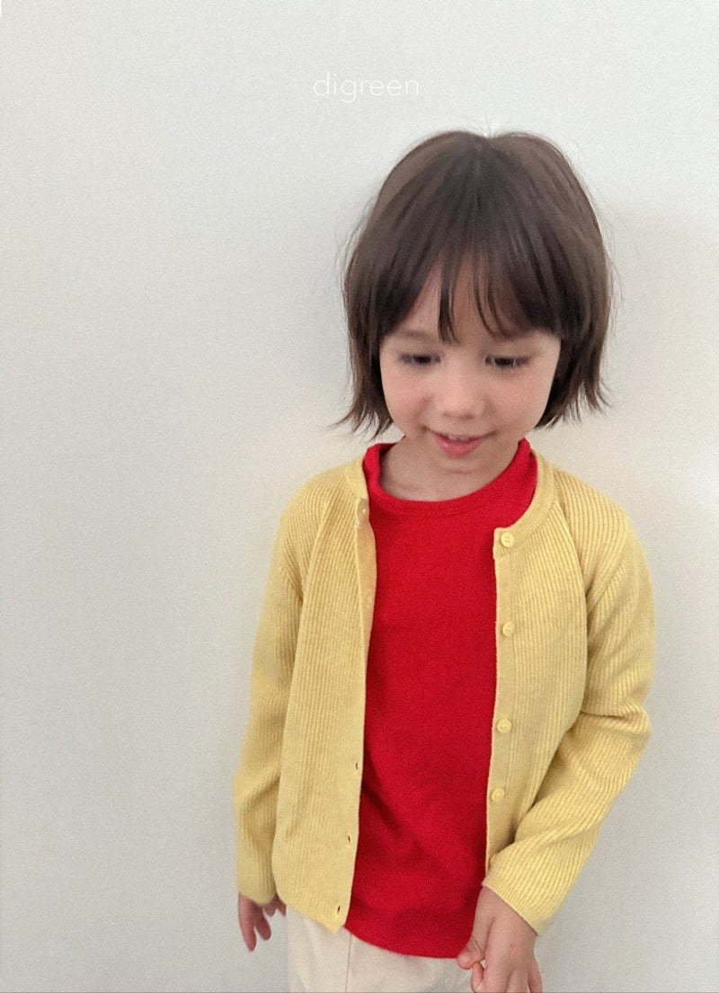 Digreen - Korean Children Fashion - #fashionkids - Olive Cardigan - 6