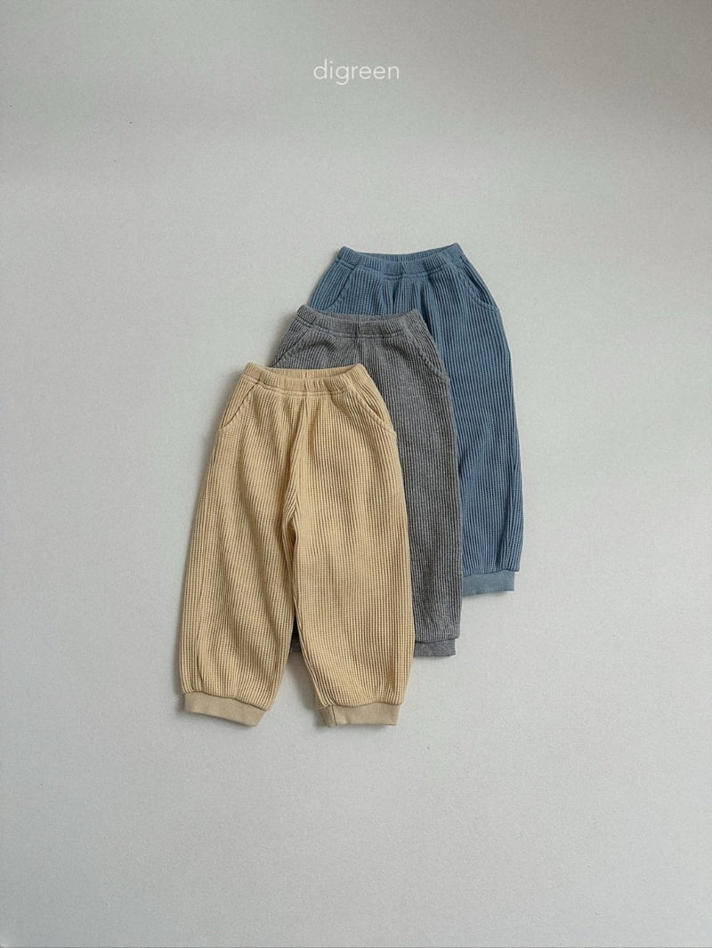 Digreen - Korean Children Fashion - #fashionkids - Flat Waffle Pants