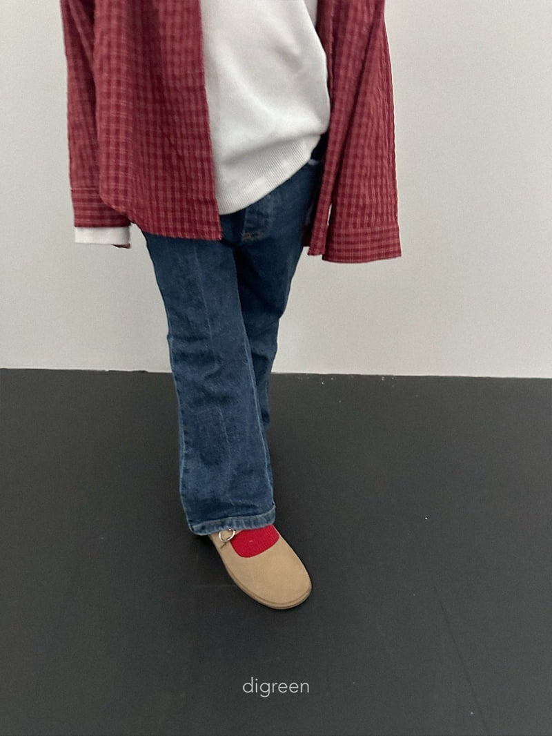 Digreen - Korean Children Fashion - #fashionkids - Bootcut Denim Pants - 9
