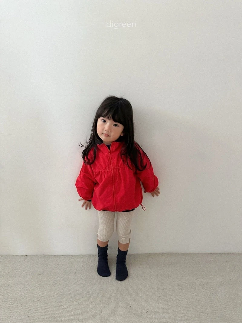 Digreen - Korean Children Fashion - #kidsshorts - Rib Windbreaker - 12