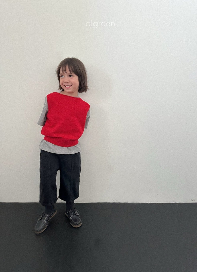 Digreen - Korean Children Fashion - #kidsshorts - Panel Bermuda Pants - 6