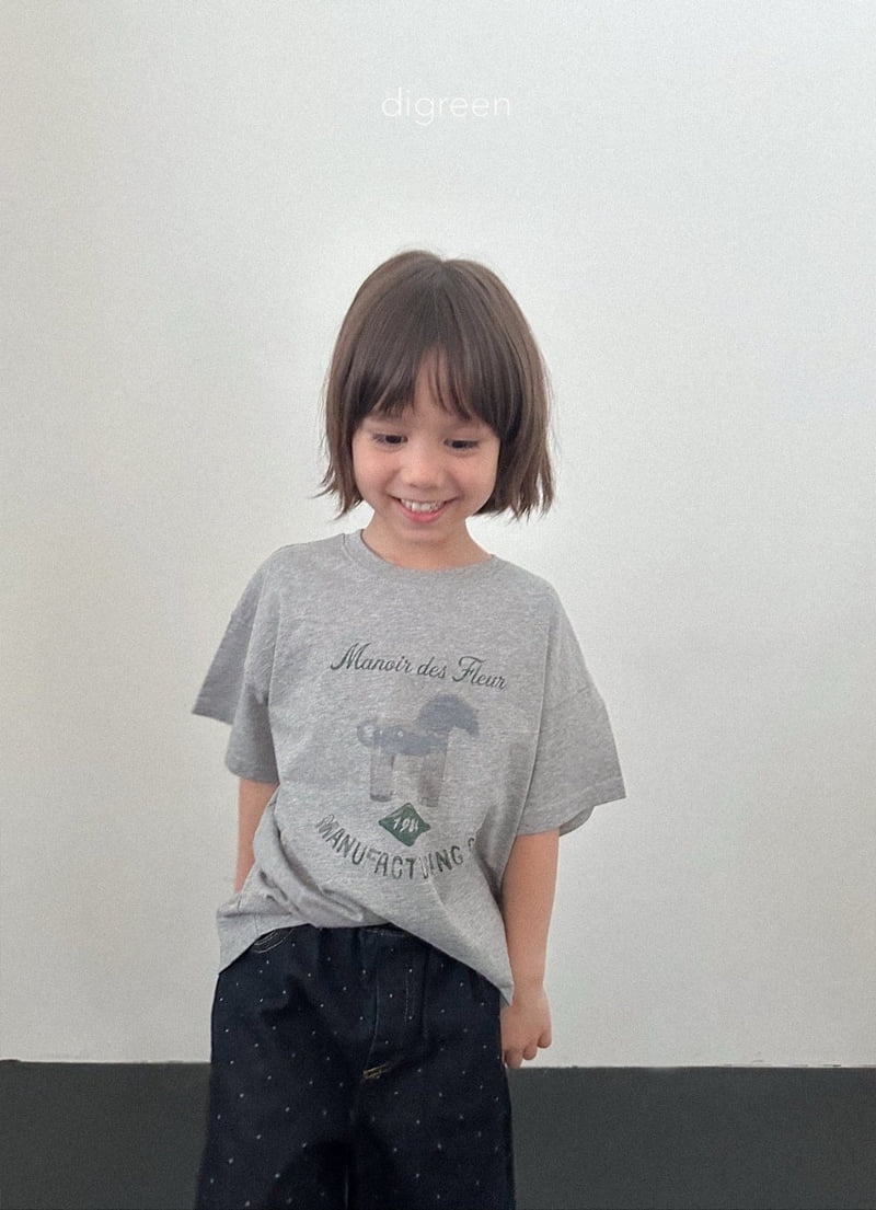 Digreen - Korean Children Fashion - #kidsshorts - Maiden Short Sleeve Tee - 5