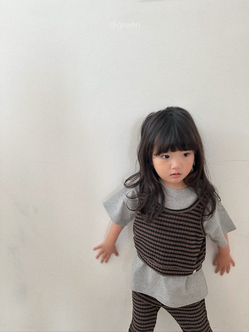 Digreen - Korean Children Fashion - #kidsshorts - Rose Vest - 7