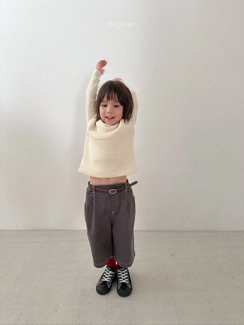 Digreen - Korean Children Fashion - #kidsshorts - Stitch Bermuda Pants - 10