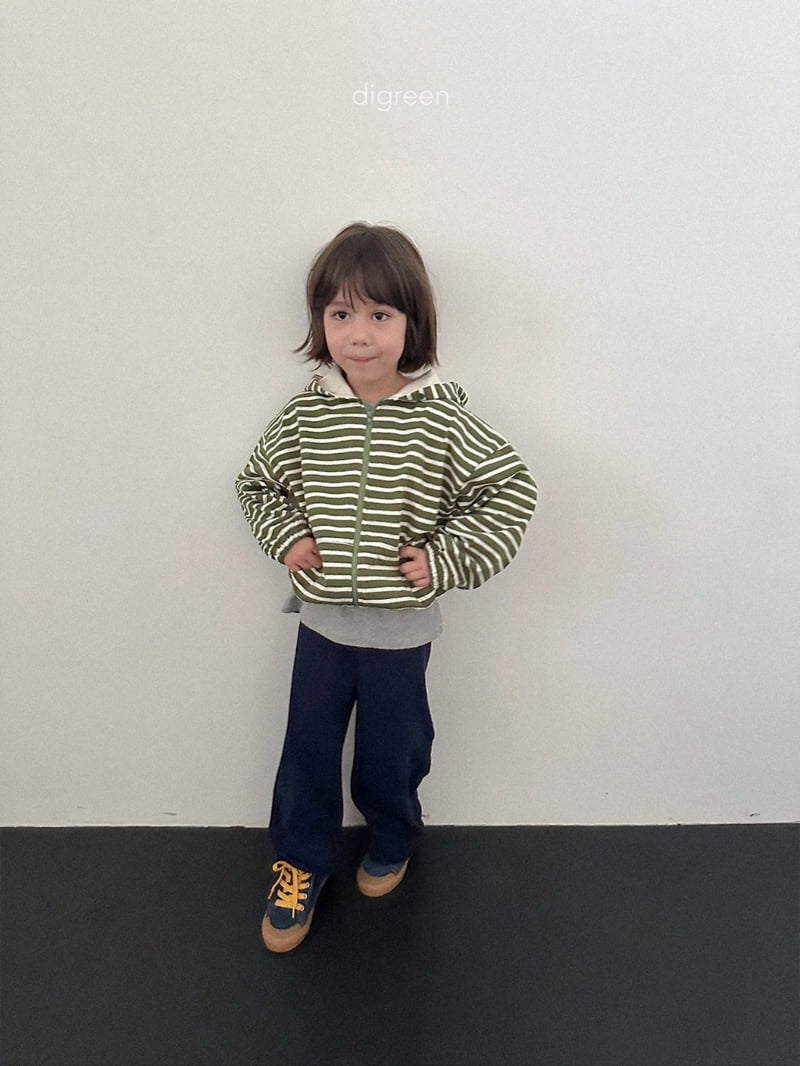 Digreen - Korean Children Fashion - #kidsshorts - Candy Zip Hoodie - 8