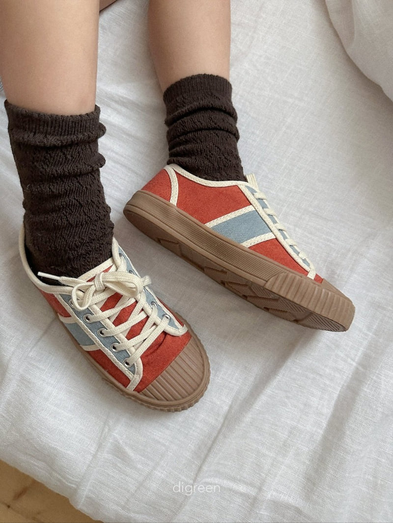 Digreen - Korean Children Fashion - #kidsstore - Eyelet Socks - 12