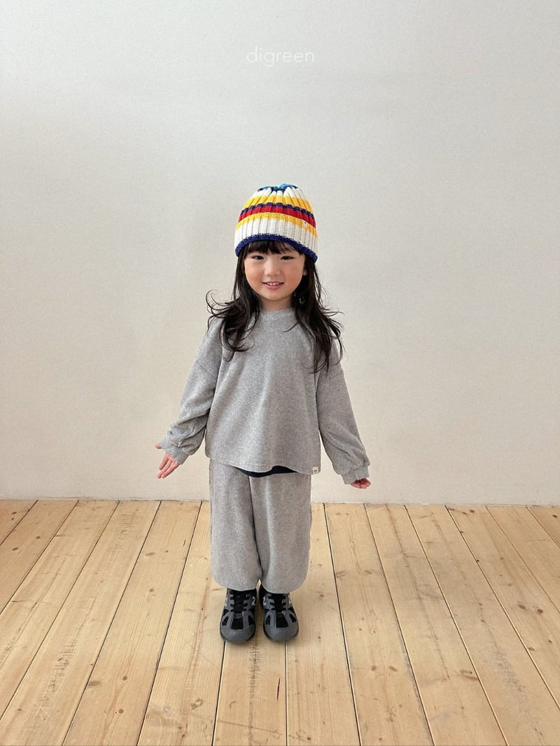 Digreen - Korean Children Fashion - #kidsstore - Sand Terry Sweatshirt - 11
