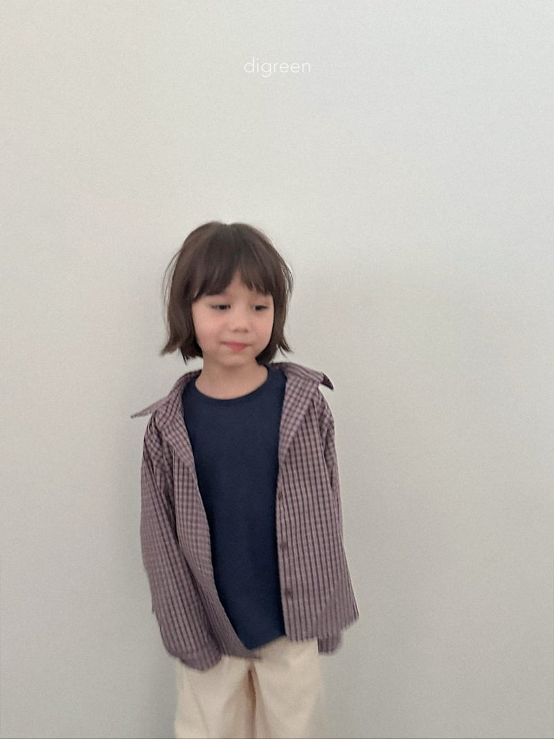 Digreen - Korean Children Fashion - #kidsstore - Picnic Check Shirt - 5