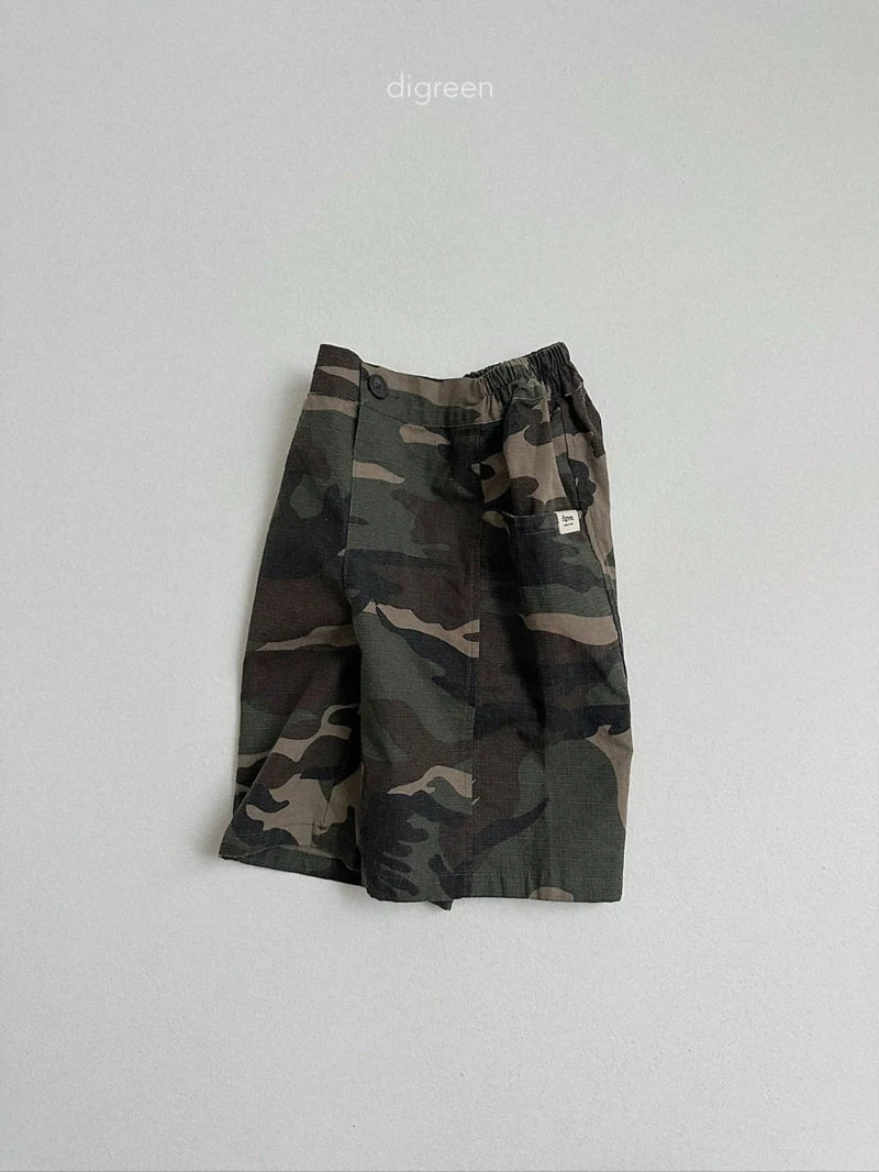 Digreen - Korean Children Fashion - #kidzfashiontrend - Camo Bermuda - 3