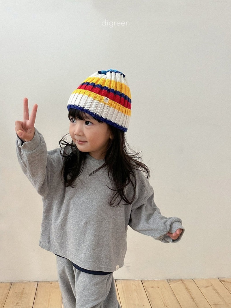 Digreen - Korean Children Fashion - #kidzfashiontrend - Sand Terry Sweatshirt - 12