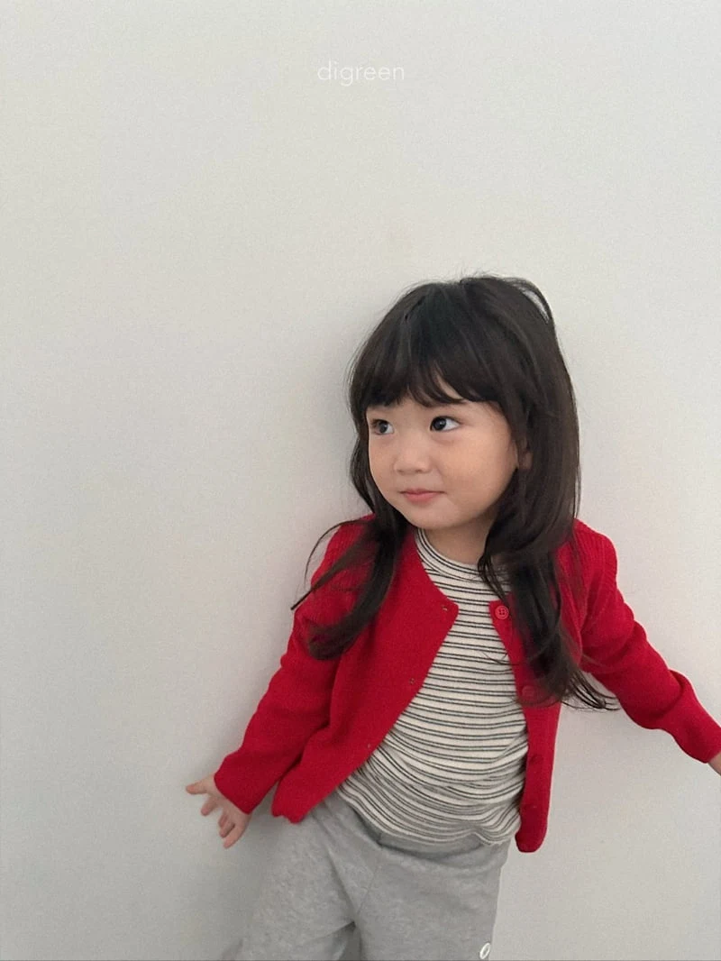 Digreen - Korean Children Fashion - #kidzfashiontrend - Olive Cardigan - 9