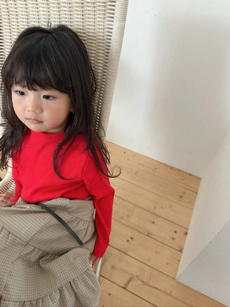 Digreen - Korean Children Fashion - #kidzfashiontrend - Hug Ribbed Tee - 5
