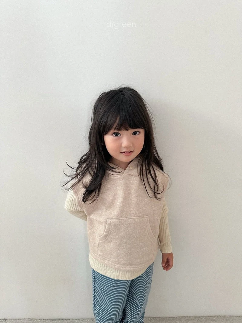 Digreen - Korean Children Fashion - #kidzfashiontrend - Woody Hooded Vest - 7