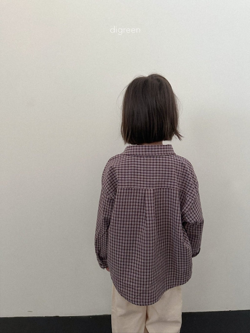 Digreen - Korean Children Fashion - #kidzfashiontrend - Picnic Check Shirt - 6