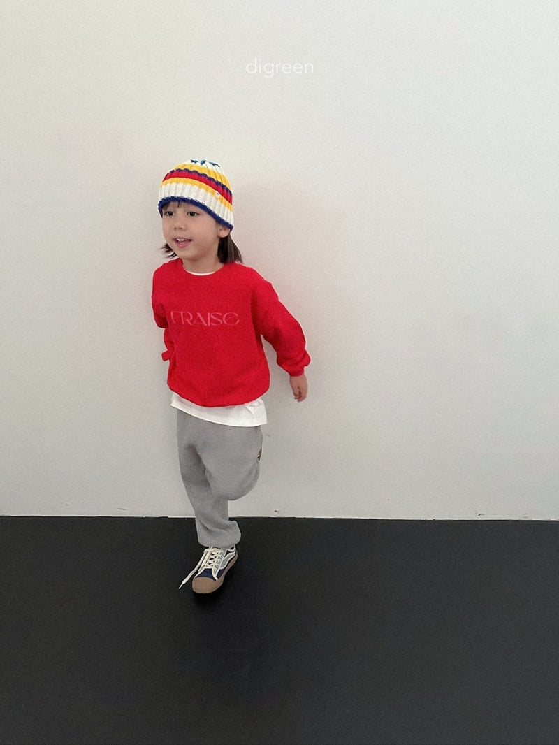 Digreen - Korean Children Fashion - #littlefashionista - Flat Waffle Pants - 6