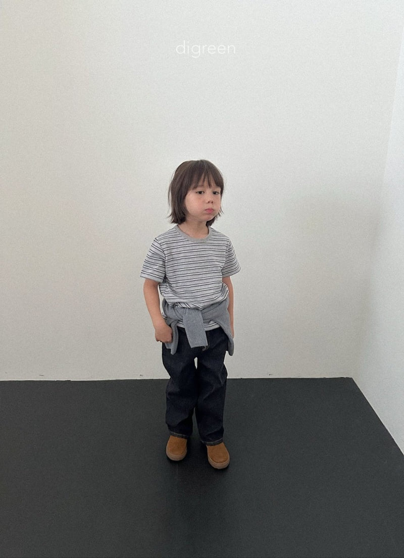 Digreen - Korean Children Fashion - #littlefashionista - Loopy Short Sleeve Tee - 5