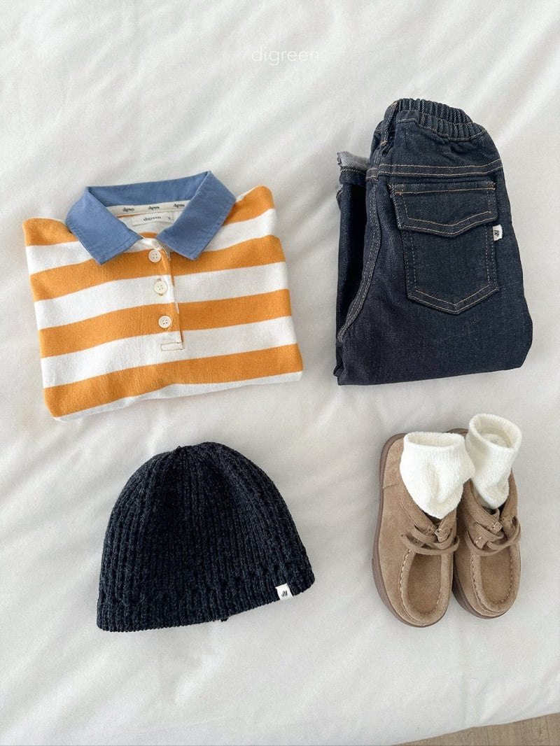 Digreen - Korean Children Fashion - #Kfashion4kids - Scone Denim Pants - 4