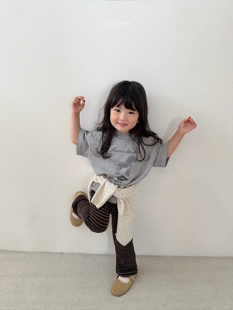 Digreen - Korean Children Fashion - #littlefashionista - Rose Bootcut Pants - 10