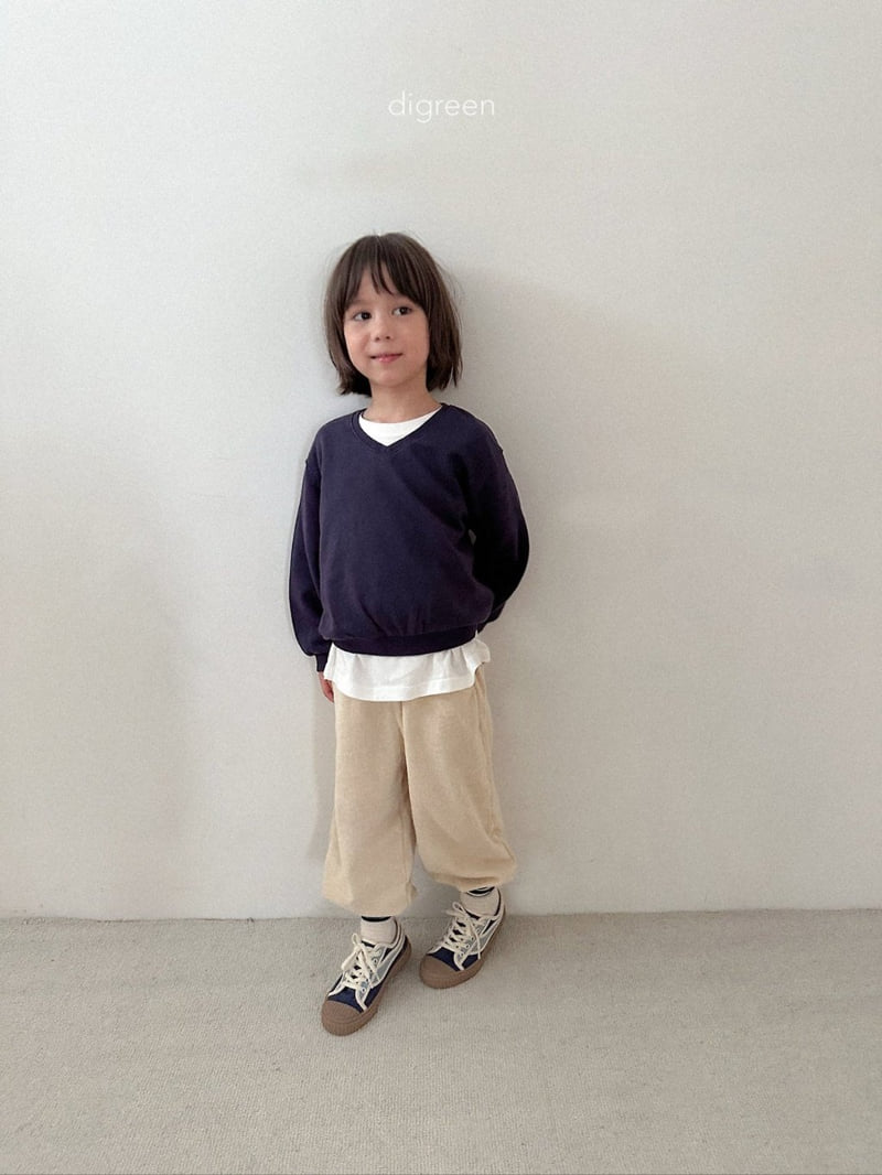 Digreen - Korean Children Fashion - #littlefashionista - Teddy V-Neck Sweatshirt - 9