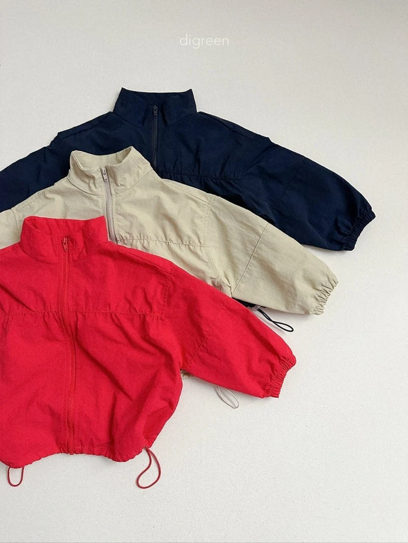 Digreen - Korean Children Fashion - #magicofchildhood - Rib Windbreaker - 3