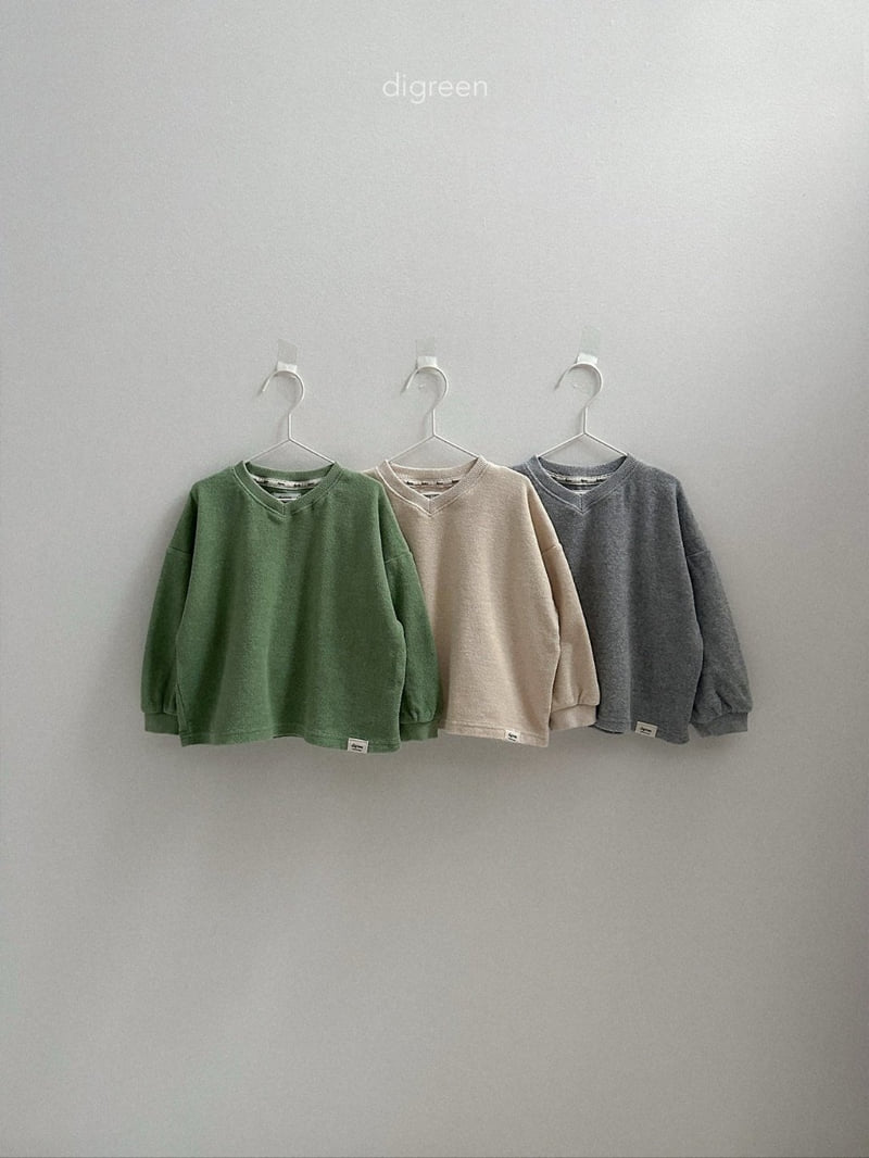 Digreen - Korean Children Fashion - #magicofchildhood - Sand Terry Sweatshirt
