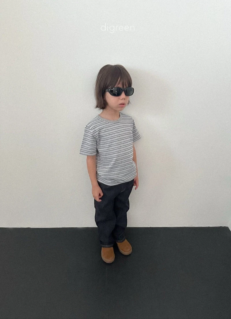 Digreen - Korean Children Fashion - #magicofchildhood - Loopy Short Sleeve Tee - 6
