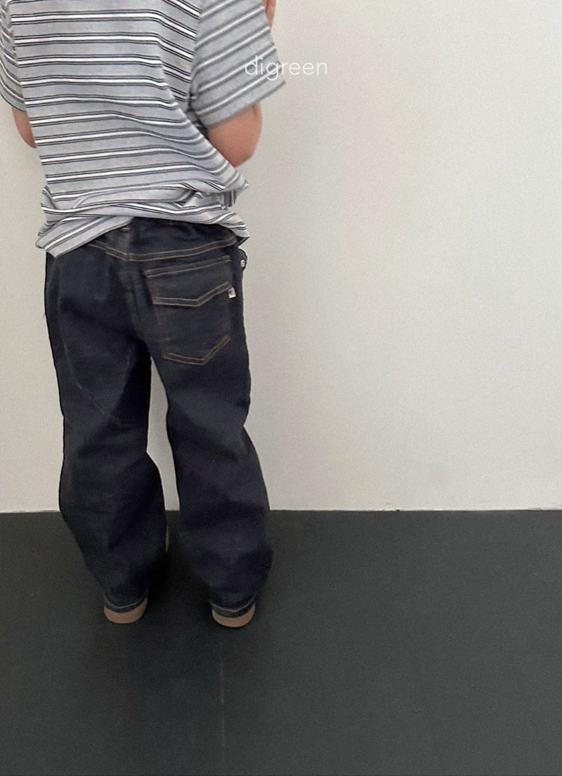 Digreen - Korean Children Fashion - #magicofchildhood - Scone Denim Pants - 5