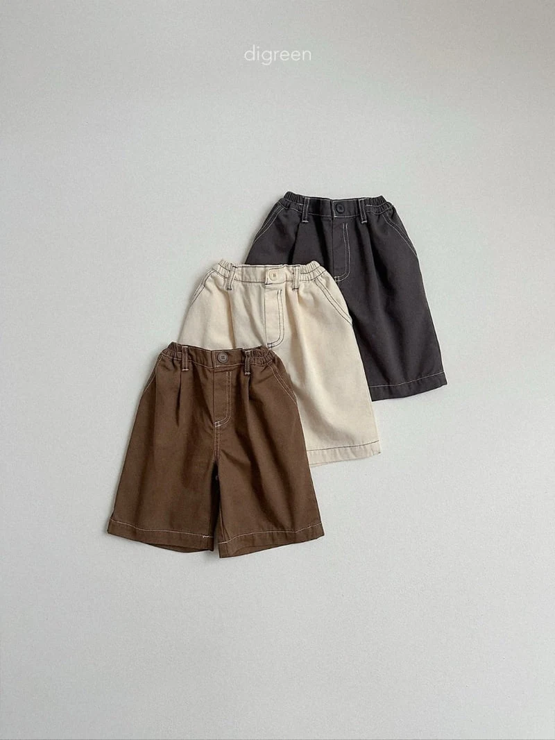 Digreen - Korean Children Fashion - #magicofchildhood - Stitch Bermuda Pants