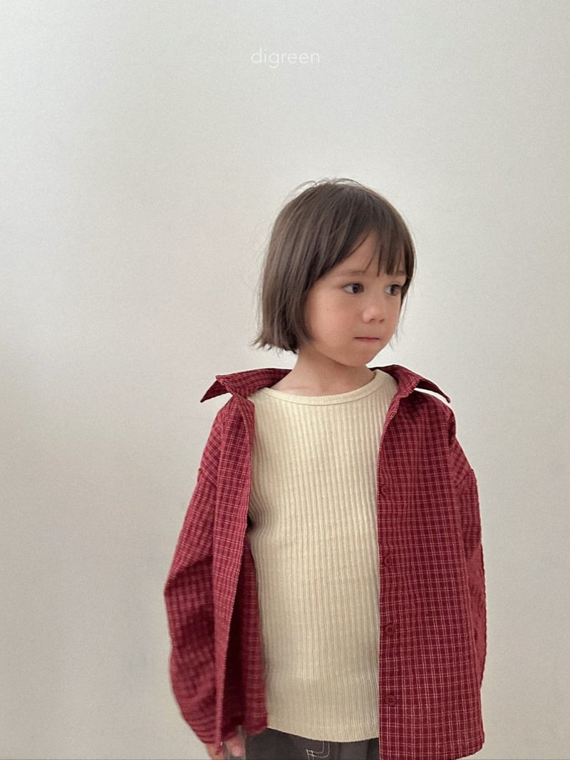 Digreen - Korean Children Fashion - #magicofchildhood - Picnic Check Shirt - 9