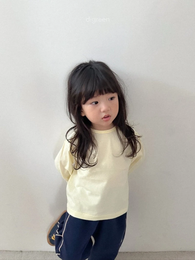 Digreen - Korean Children Fashion - #minifashionista - Autumn Basic Tee - 8