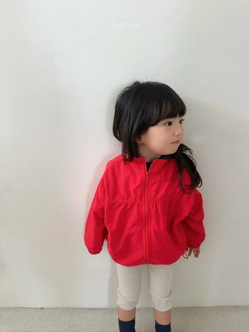 Digreen - Korean Children Fashion - #magicofchildhood - Rib Windbreaker - 4