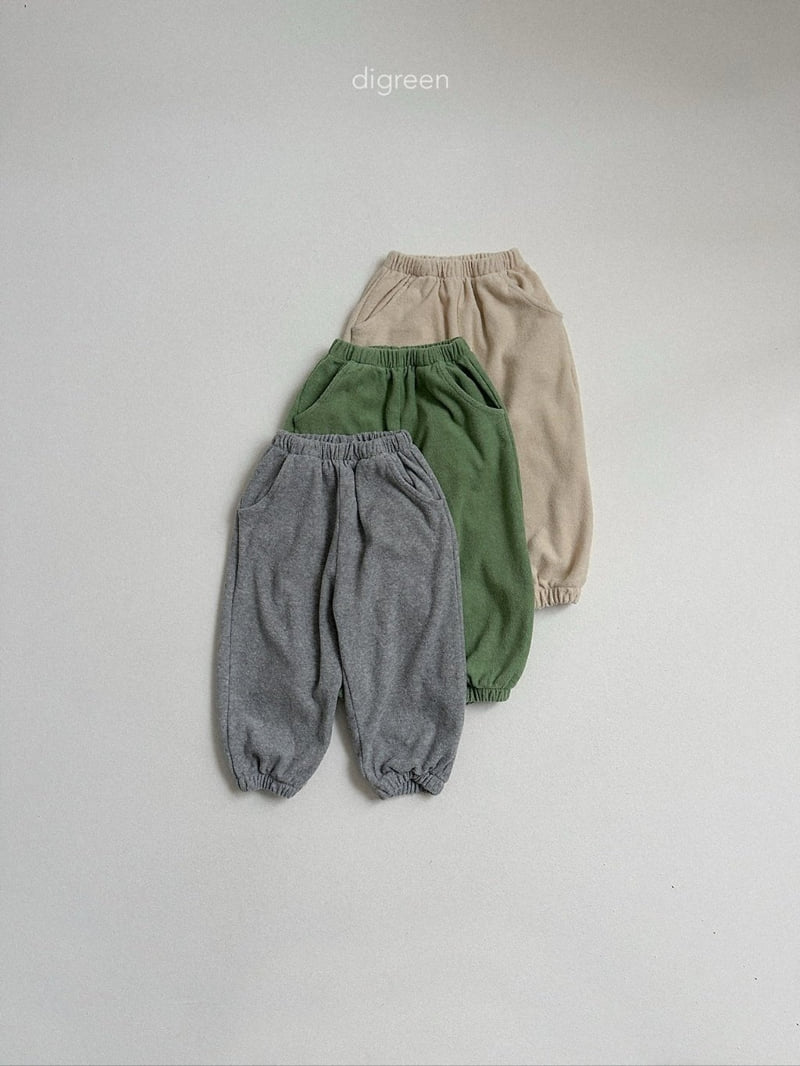 Digreen - Korean Children Fashion - #minifashionista - Sand Terry Jogger Pants