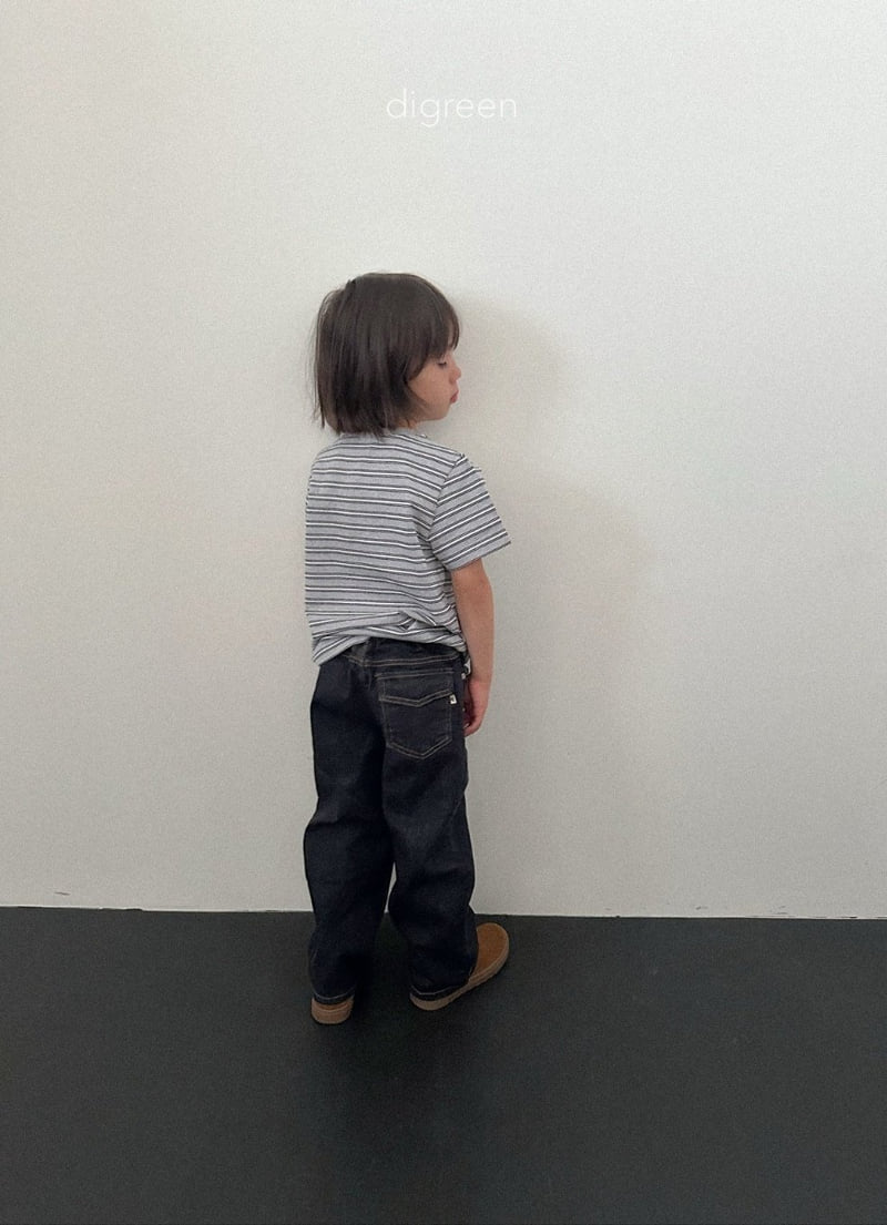 Digreen - Korean Children Fashion - #minifashionista - Scone Denim Pants - 6