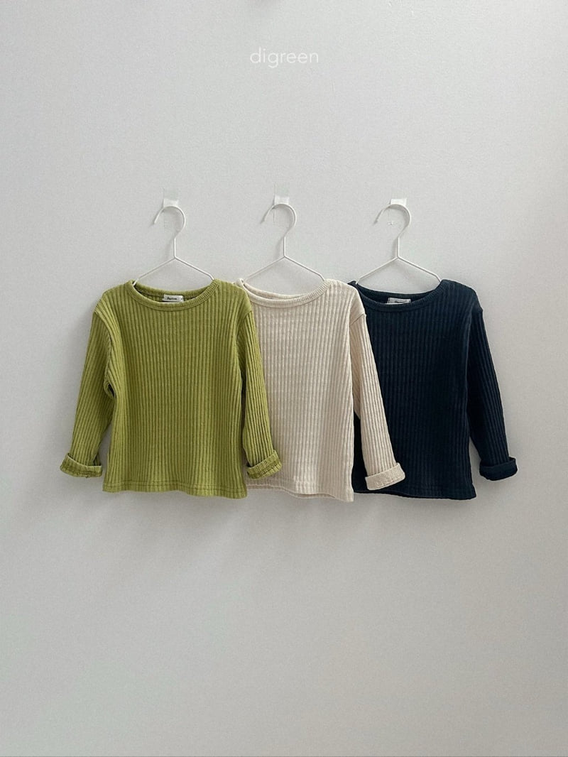 Digreen - Korean Children Fashion - #minifashionista - Bella Ribbed Tee