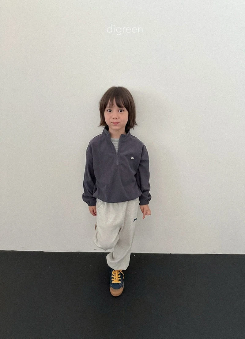 Digreen - Korean Children Fashion - #minifashionista - Denny Half-Zip Top - 7