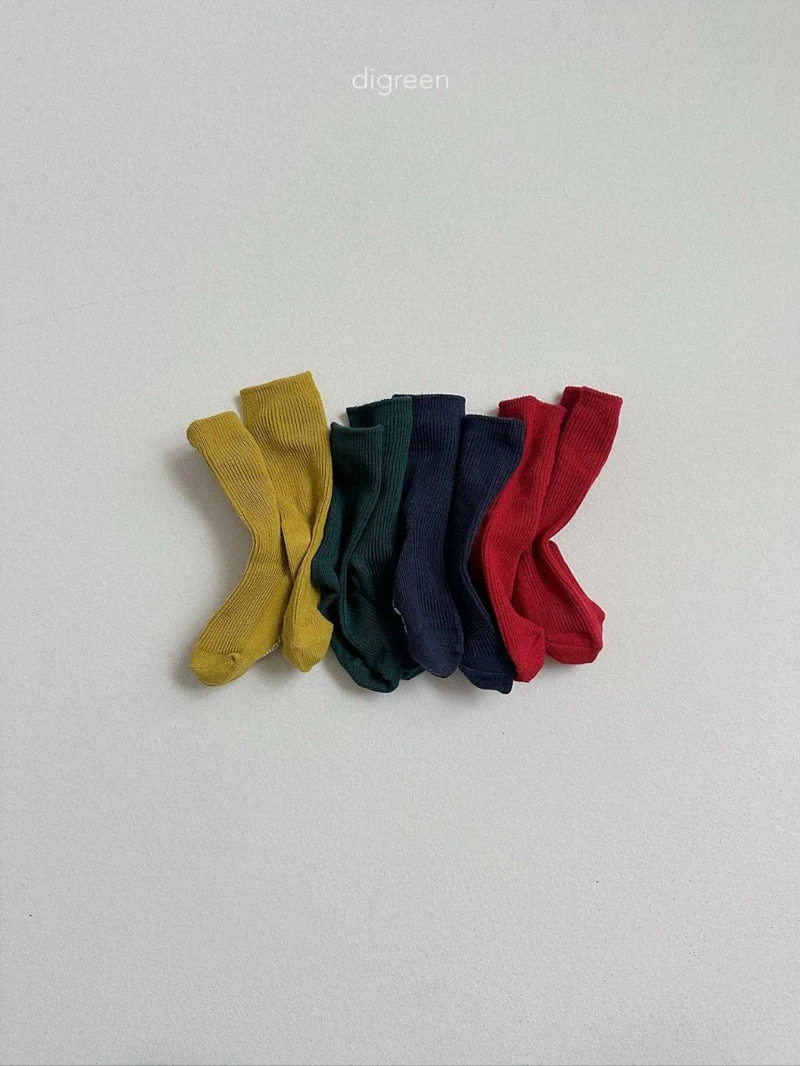 Digreen - Korean Children Fashion - #minifashionista - Vivid Socks - 4