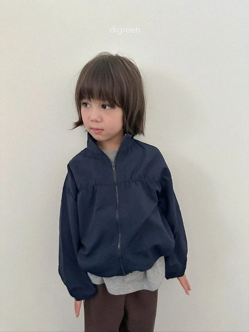 Digreen - Korean Children Fashion - #prettylittlegirls - Rib Windbreaker - 5